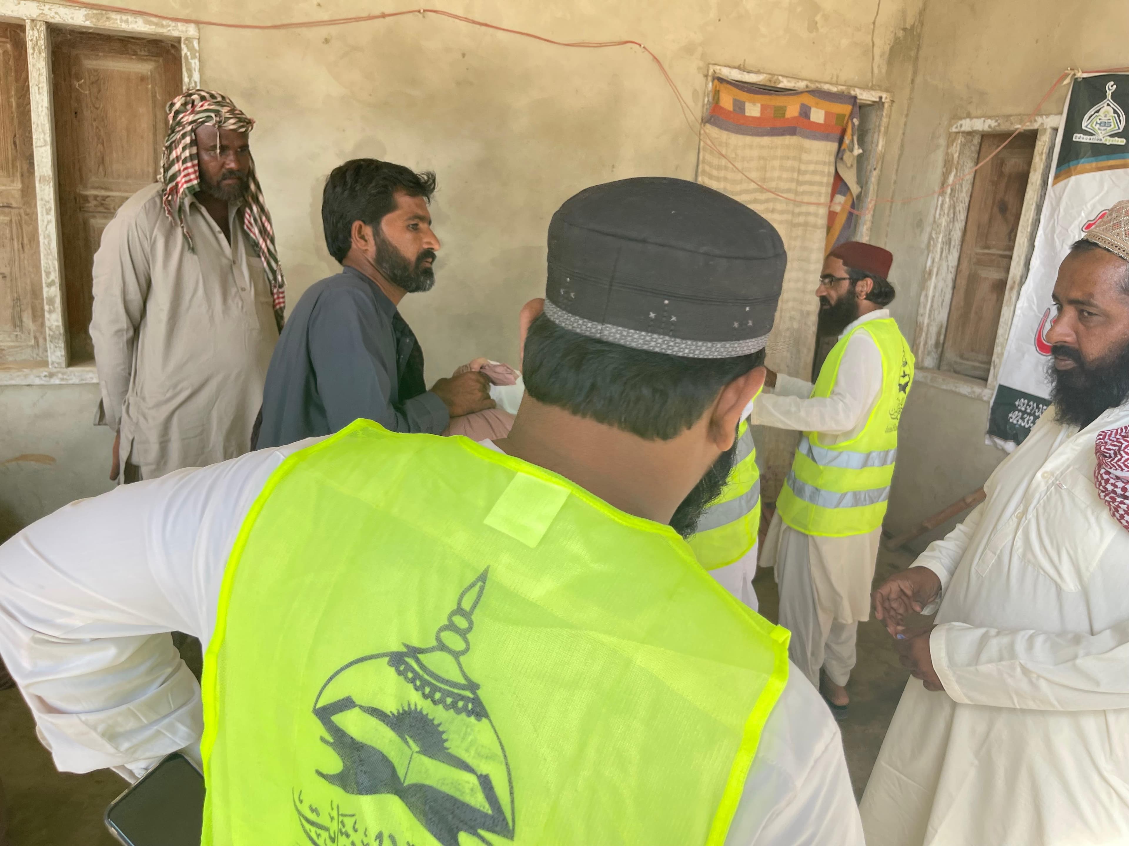 Flood relief distribution