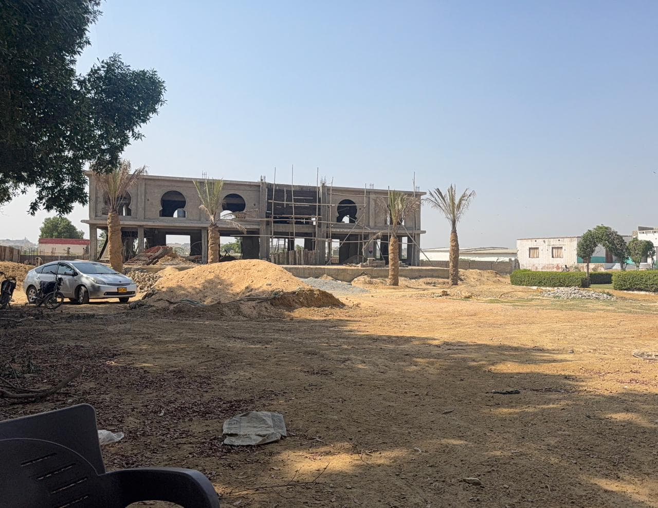 Mosque construction site